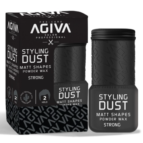Agela Styling Hair Powder Wax Strong 20 Gr - Black #2