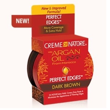 Creme of Nature Argan Oil Perfect Edges Dark Brown 225oz