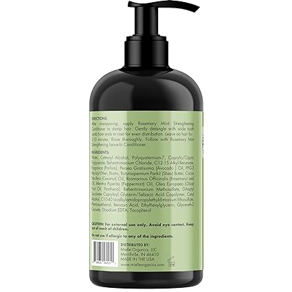Mielle Rosemary Mint Strengthening Conditioner 12oz - Natural Strength!