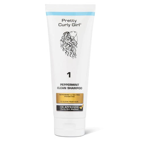 Pretty Curly Girl Peppermint Clean Shampoo 250 milliliters