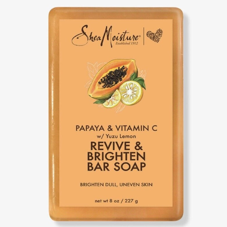 Shea Moisture Papaya & Vitamin C Bar Soap Revive + Brighter 8oz