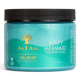 AS I AM CURL COLOR ™ TEMPORARY COLOR GEL - MINTY MERMAID 6OZ