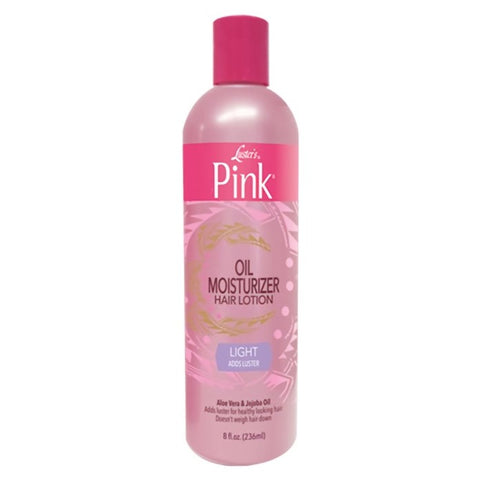 Pink Oil Moisturizer Light Hair Lotion 8oz