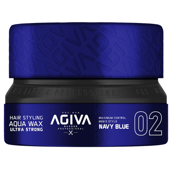 Agela Styling Hair Wax Aqua Ultra Strong 155ml - Navy Blue #2