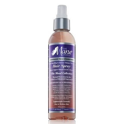 The Mane Choice Peach Black Tea & Vitamin Fusion Anti-Shedding & Intense Volume Therapy Hair Spray 8 OZ