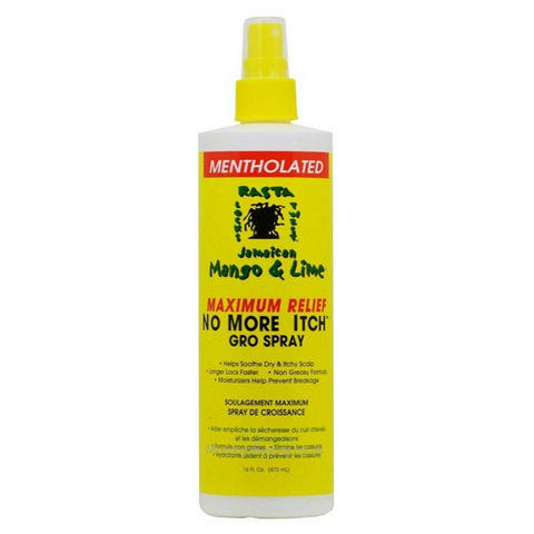 Jamaican Mango & Lime Medicated No More Itch Gro Spray Max 16oz