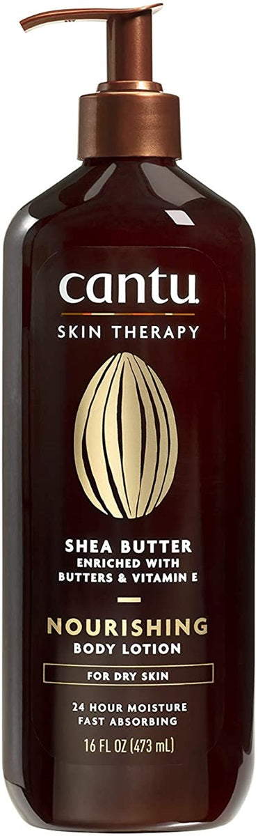 Cantu Skin Therapy Shea Butter Nourishing Body Lotion for Dry Skin 16 Oz