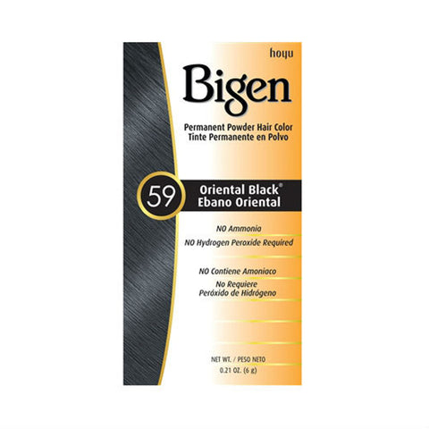 Bigen Hair Color Oriental Black 59 - Achieve a timeless elegance!