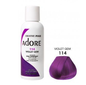 Adore Semi Permanent Hair Color 114 Violet Save 118ml