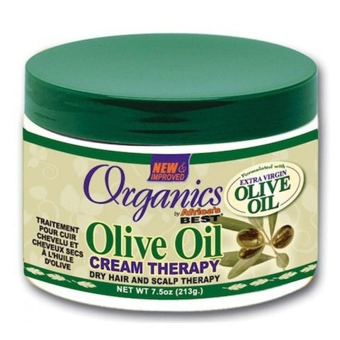 Africas Best Organics Olive Oil Cream Therapy 213 Gr