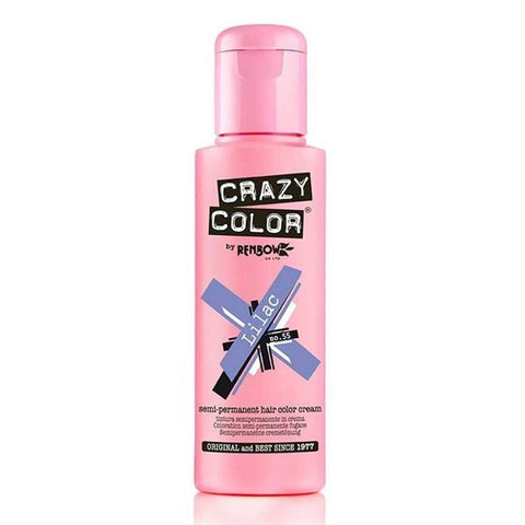 Crazy Color Lilac 55 Semi Permanent Hair Color Cream