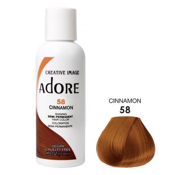 Adore Semi Permanent Hair Color 58 Cinnamon 118ml