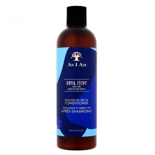 AS I AM DRY AND ITCHY SCALP CARE OLIVE AND TEA TREE OIL CONDITIONER 355ML