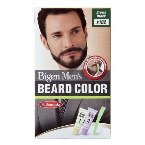 Bigen Men's Beard Color B102 Brown Black