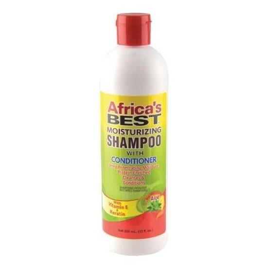 Africa's Best Moisturizing Shampoo With Conditioner 12 Oz
